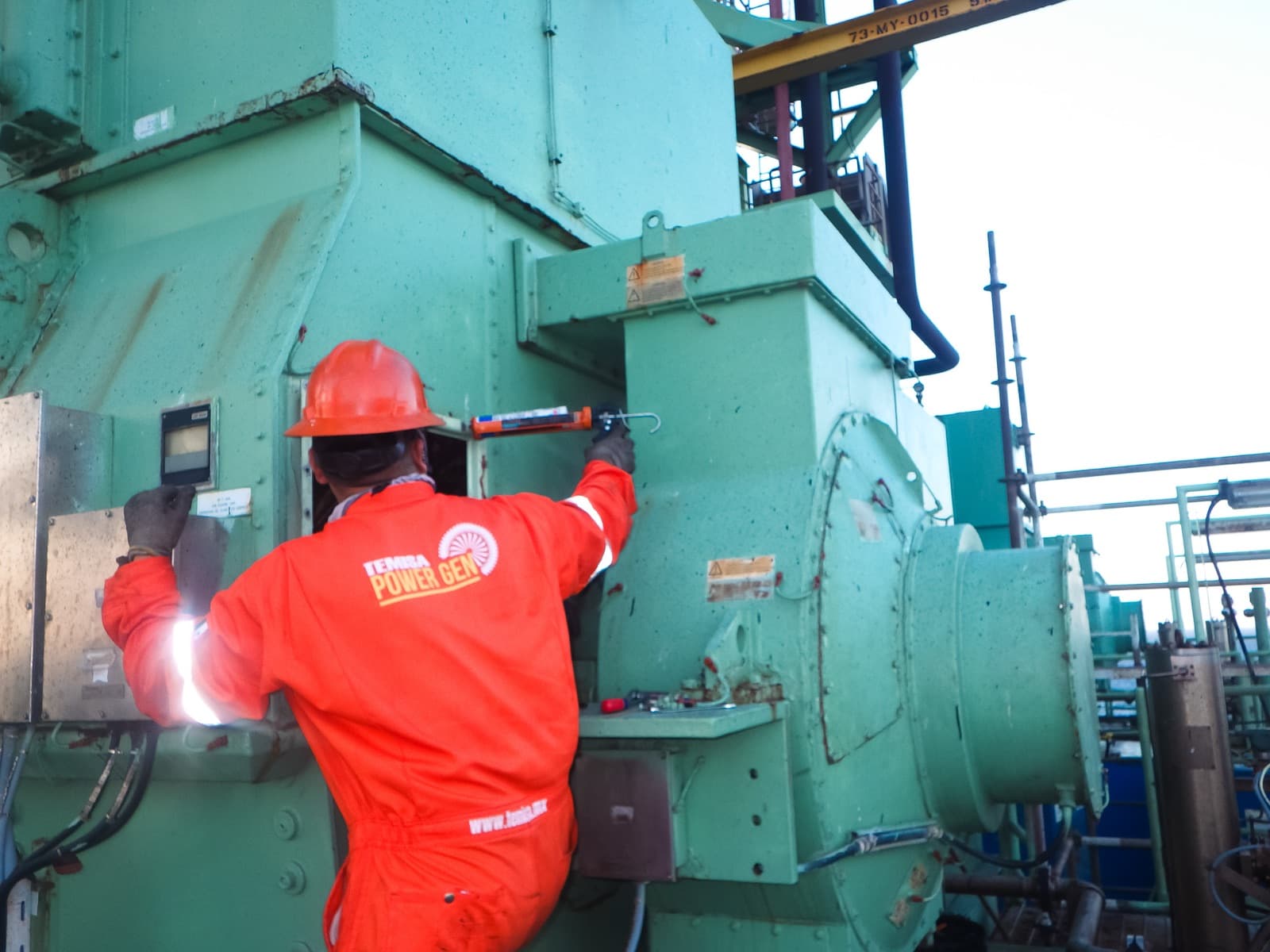 Servicio para Generadores Marinos y Navales — TEMISA Power Gen — CFE LAPEM W4200-12 — generator service Mexico