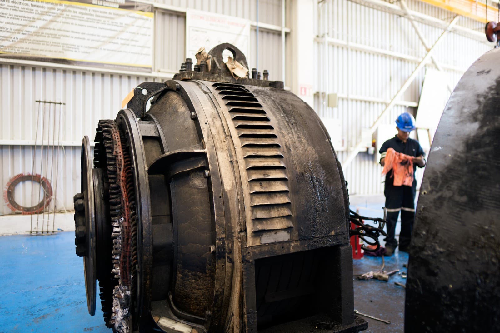 Motores de tracción ferroviaria — TEMISA Power Gen — CFE LAPEM W4200-12 — generator service Mexico