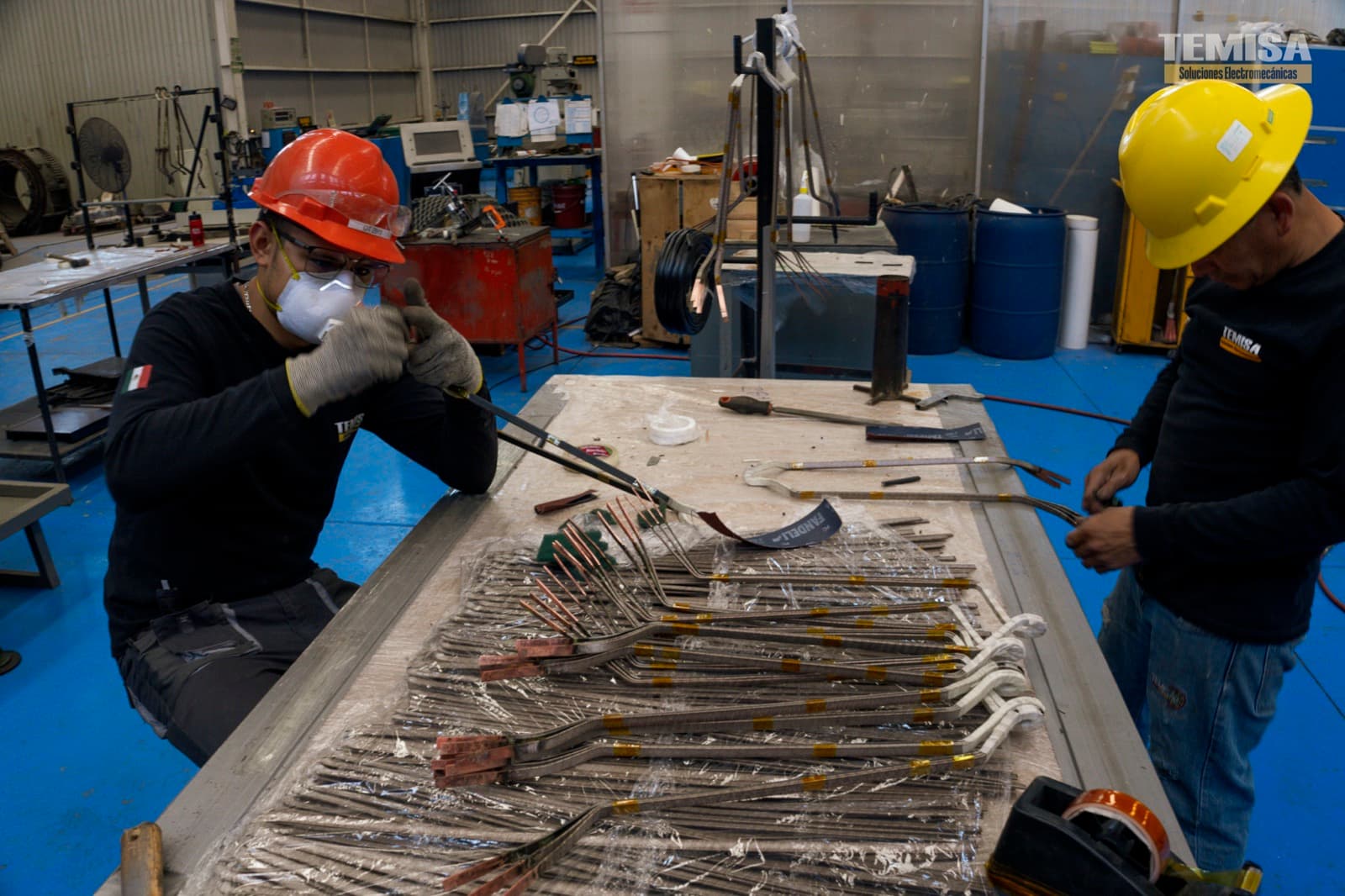 Fabricación de bobinas pre-formadas — coil manufacturing TEMISA
