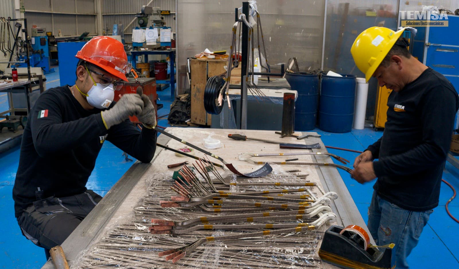 Fabricación bobinas pre-formadas — preformed coil manufacturing process