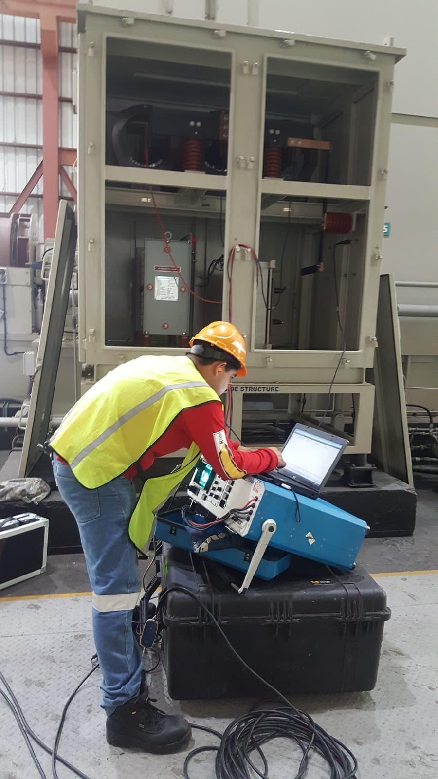 Prueba ELCID en Estatores de Generadores — TEMISA Power Gen — electrical testing Mexico