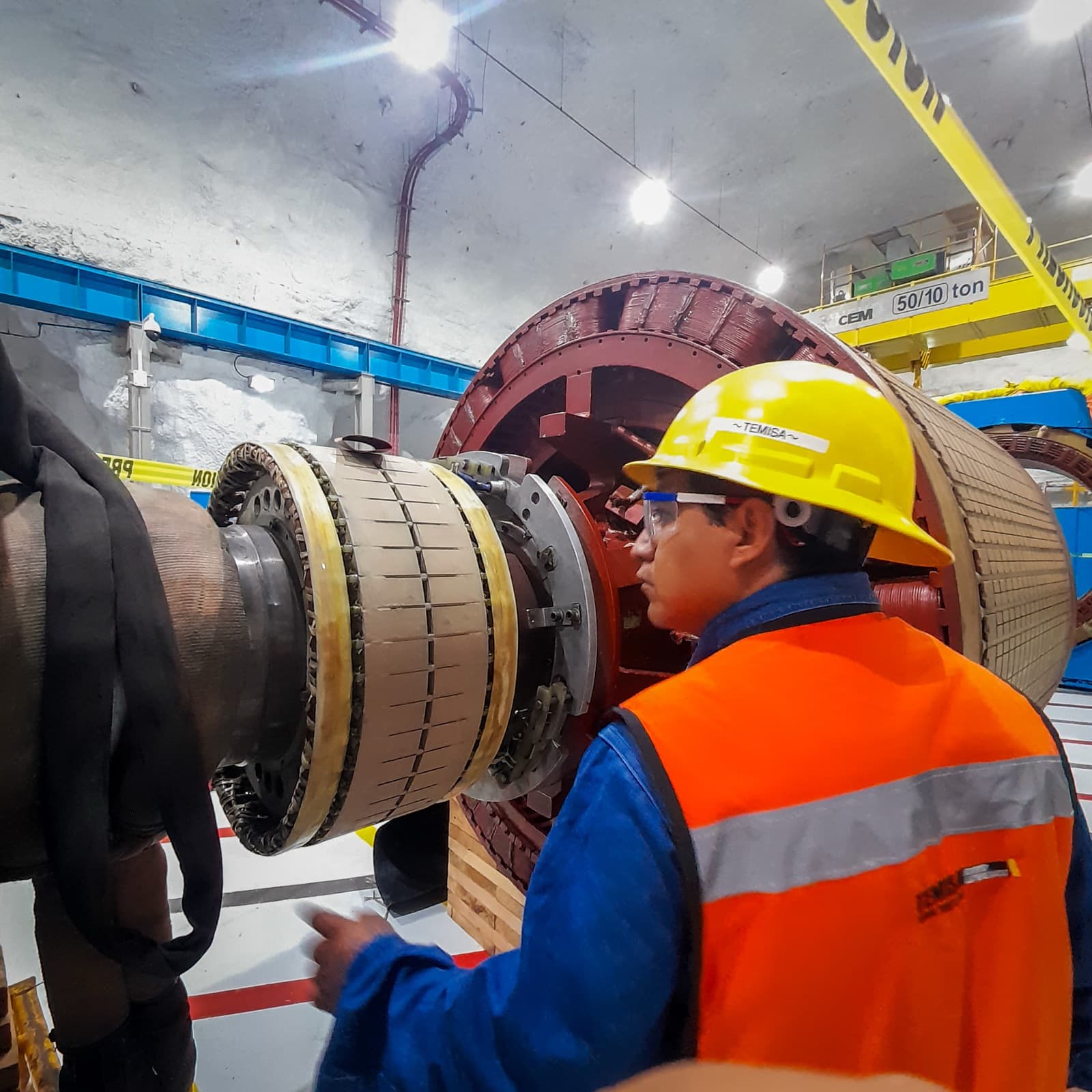 Servicio para Generadores Hidroeléctricos — TEMISA Power Gen — CFE LAPEM W4200-12 — generator service Mexico
