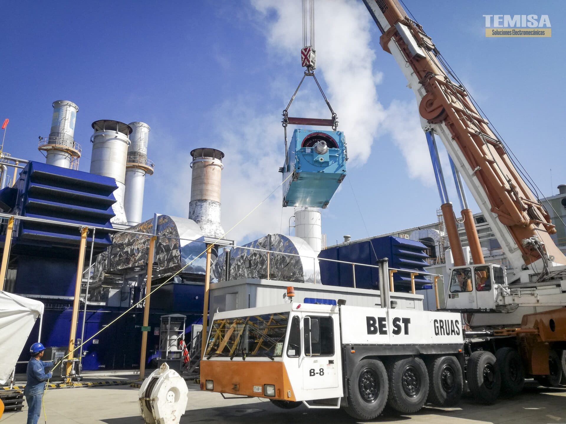 Servicio para Generadores en Plantas de Generación de Energía — TEMISA Power Gen — CFE LAPEM W4200-12 — generator service Mexico