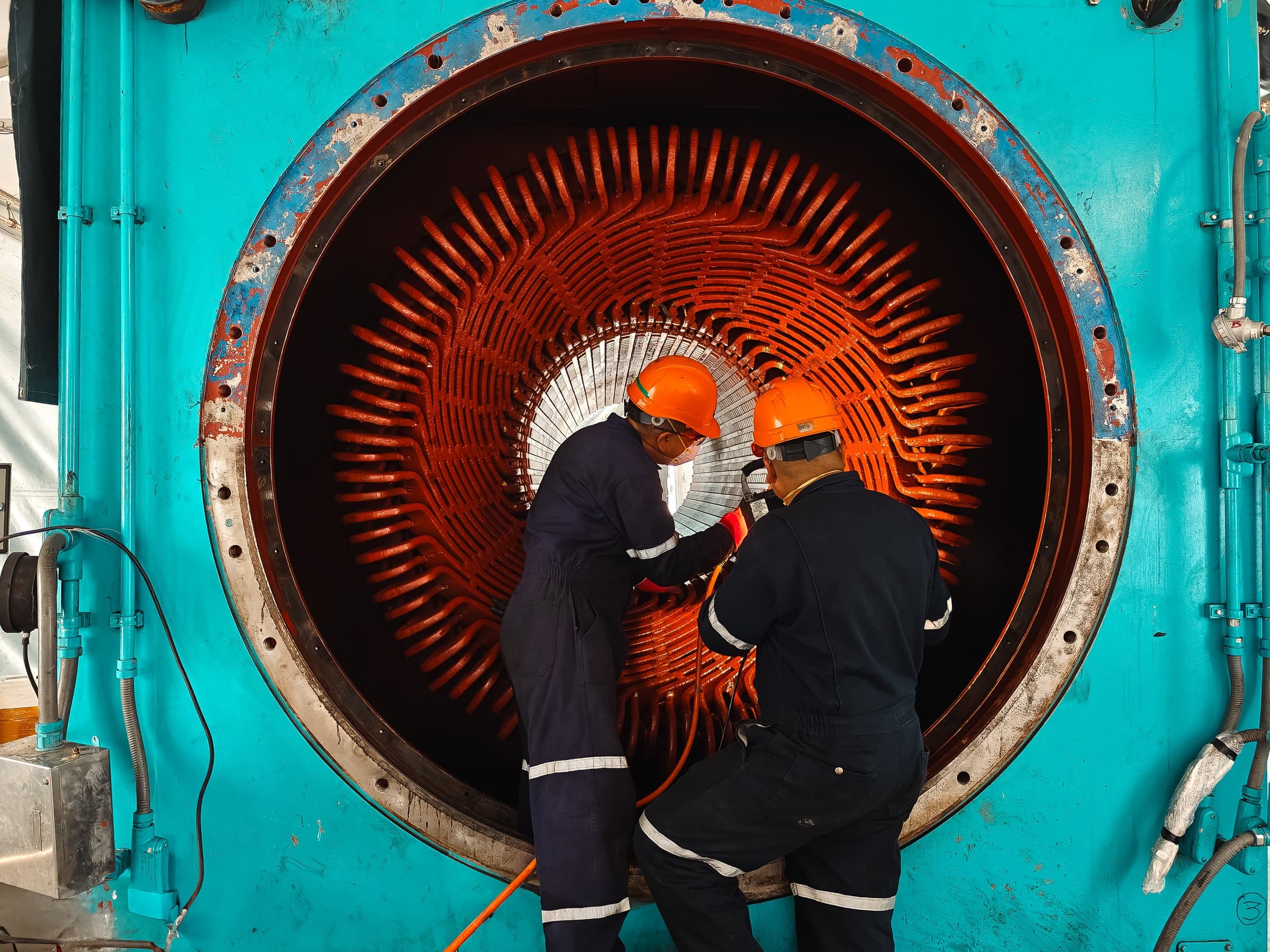 Servicio para Turbogeneradores en Plantas Termoeléctricas — TEMISA Power Gen — CFE LAPEM W4200-12 — generator service Mexico