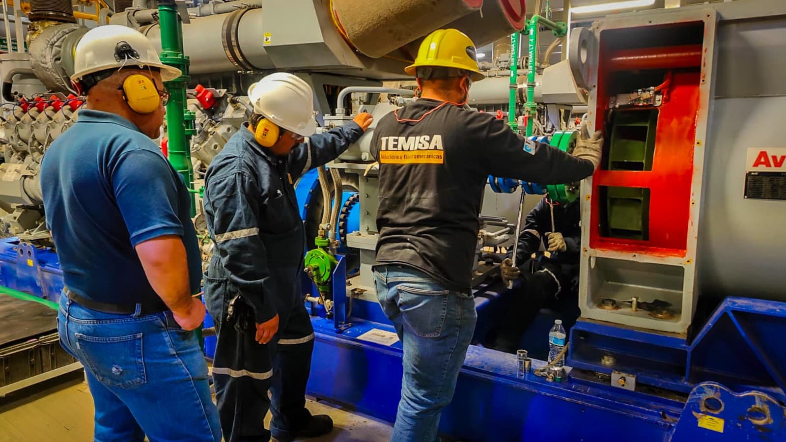 Alineación Láser de Acoplamientos Generador–Motor–Turbina–Bomba — TEMISA Power Gen — generator service Mexico