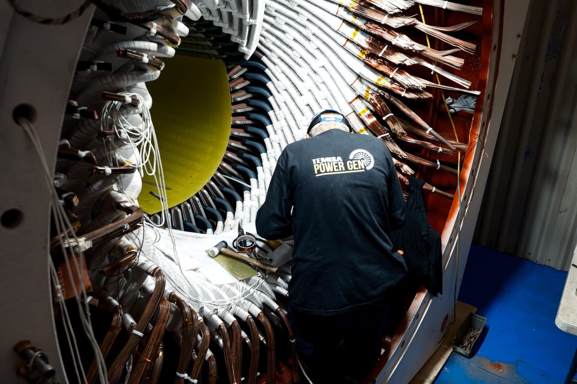 Rebobinado de Estatores y Rotores de Generadores Eléctricos — TEMISA Power Gen — generator service Mexico