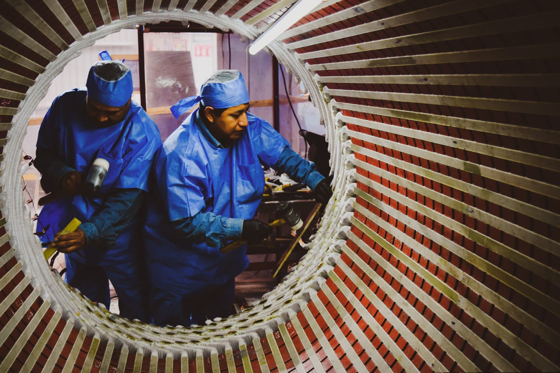 Rebobinado de Estatores y Rotores de Generadores Eléctricos — TEMISA Power Gen — generator service Mexico
