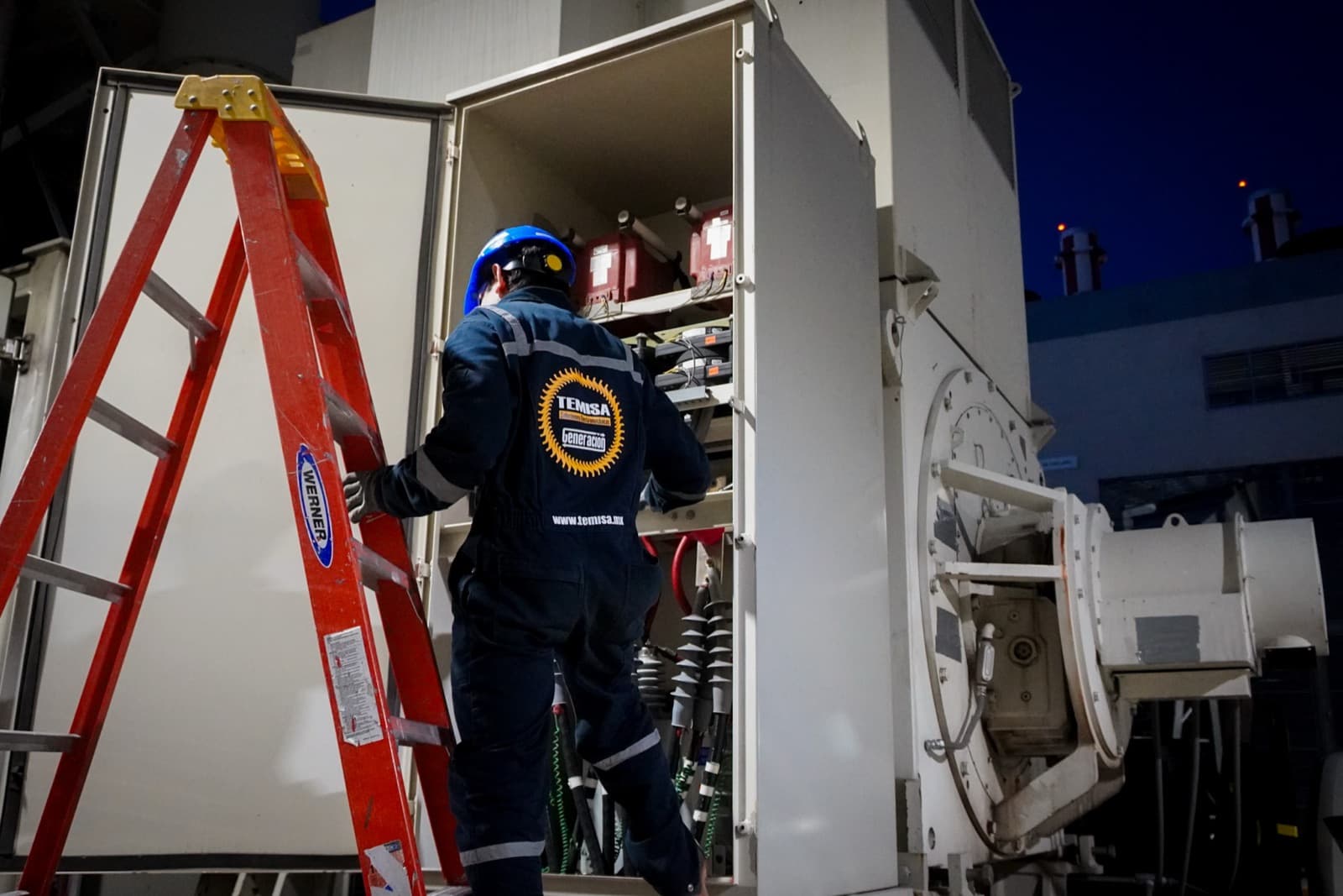Servicios en Sitio · Field Services — TEMISA Power Gen — generator service Mexico