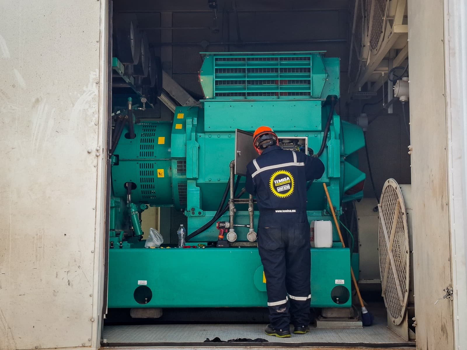 Servicios en Sitio · Field Services — TEMISA Power Gen — generator service Mexico
